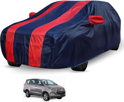 Auto Hub Car Cover For Toyota Innova (Without Mirror Pockets)(Black, Red)