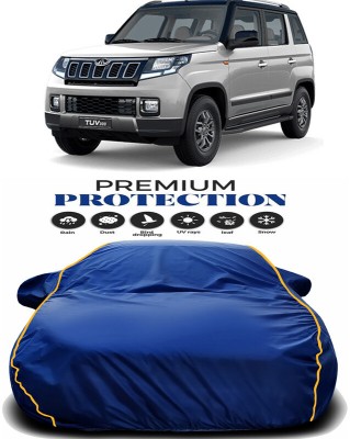 Ascension Car Cover For Mahindra TUV300 (With Mirror Pockets)(Blue)