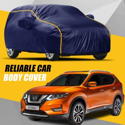 SMIKERS Car Cover For Nissan X-Trail (With Mirror Pockets)(Multicolor)