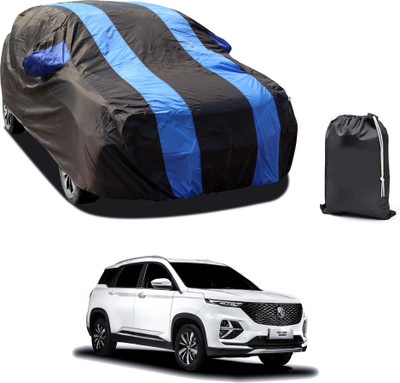 CODOKI Car Cover For MG Hector Plus (With Mirror Pockets)(Blue)