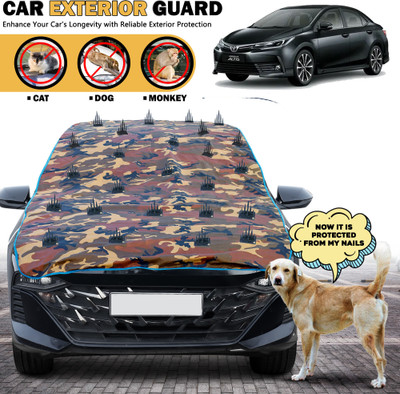 AUTOMOZEXO Car Cover For Toyota Altis (Without Mirror Pockets)(Multicolor)