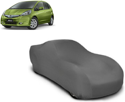 THE REAL ARV Car Cover For Honda Jazz (With Mirror Pockets)(Grey)