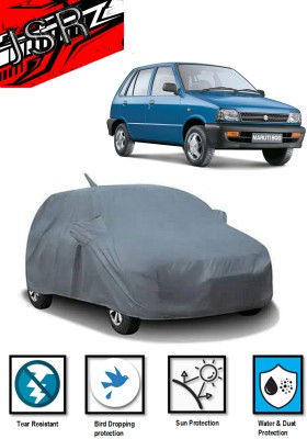 J S R Car Cover For Maruti Suzuki 800 (With Mirror Pockets)(Grey)