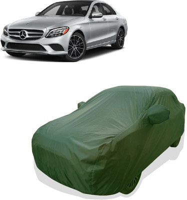 Tricway Car Cover For Mercedes Benz C-Class 520 DCI (With Mirror Pockets)(Green)