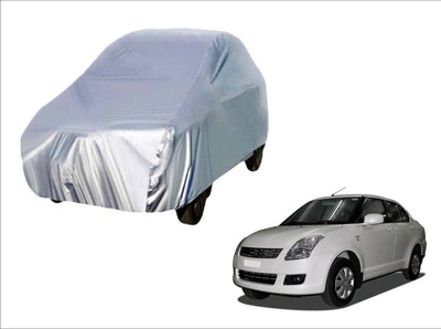Trigcars Car Cover For Maruti Suzuki Swift Dzire (Without Mirror Pockets)(Silver, For 2014, 2015, 2016, 2017, 2018 Models)