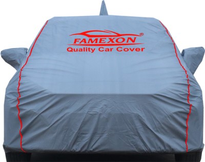 FAMEXON Car Cover For Chevrolet Spark (With Mirror Pockets)(Grey)