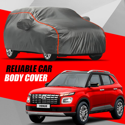 AXLOZ Car Cover For Hyundai Venue (With Mirror Pockets)(Multicolor)