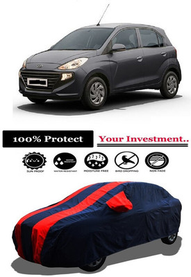 Amexride Car Cover For Hyundai Santro Magna AMT Petrol (With Mirror Pockets)(Red)