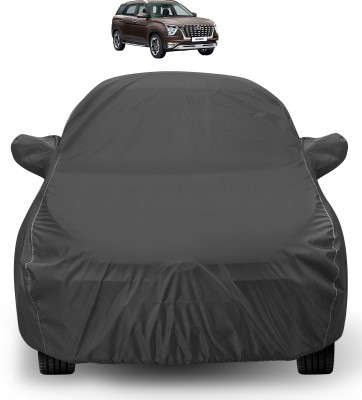 Euro Care Car Cover For Hyundai Alcazar (Without Mirror Pockets)(Grey)