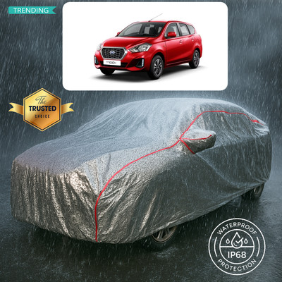 CODOKI Car Cover For Datsun GO Plus T Option (With Mirror Pockets)(Silver)