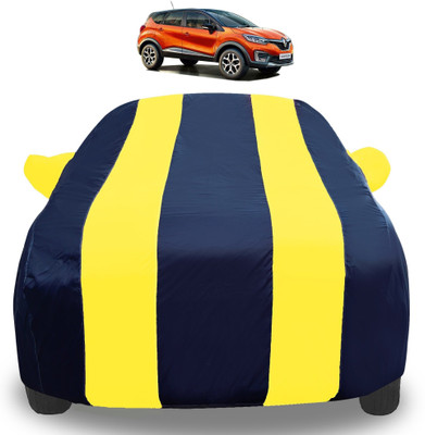 Auto Hub Car Cover For Renault Captur (With Mirror Pockets)(Yellow)