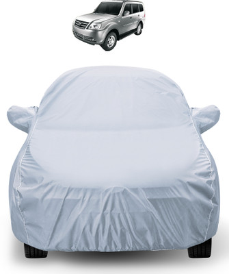 MOCKHE Car Cover For Tata Sumo Grande (With Mirror Pockets)(Silver)