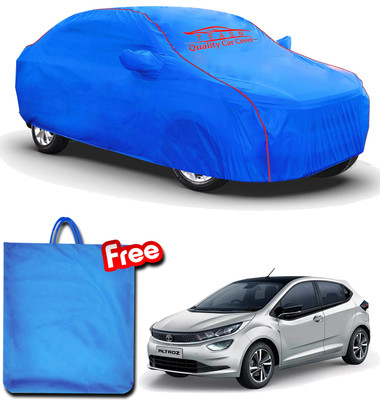 TEASN Car Cover For Tata Altroz (With Mirror Pockets)(Blue, For 2016, 2017, 2018, 2019, 2020, 2021, 2022 Models)