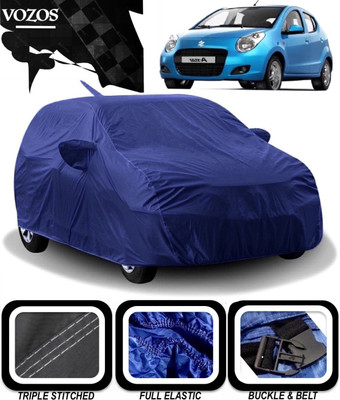 VOZOS Car Cover For Maruti Suzuki A-Star (With Mirror Pockets)(Blue)