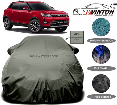 V VINTON Car Cover For Mahindra XUV 300 (With Mirror Pockets)(Green)