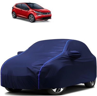 WSK Car Cover For Tata Altroz XE Diesel (With Mirror Pockets)(Blue)