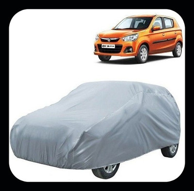 QLAX Car Cover For Maruti Alto K10 (Without Mirror Pockets)(Silver)
