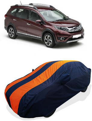 Coxtor Car Cover For Honda BR-V (With Mirror Pockets)(Orange)