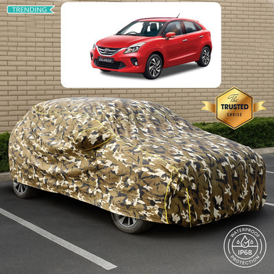 GOSHIV-car and bike accessories Car Cover For Toyota Glanza V CVT Petrol (With Mirror Pockets)(Multicolor)