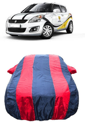 Wegather Car Cover For Maruti Suzuki Swift LXI Optional-O (With Mirror Pockets)(Red)
