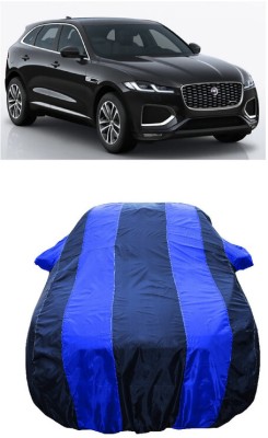 Wegather Car Cover For Jaguar F-Pace Prestige 2.0 Petrol (With Mirror Pockets)(Blue)