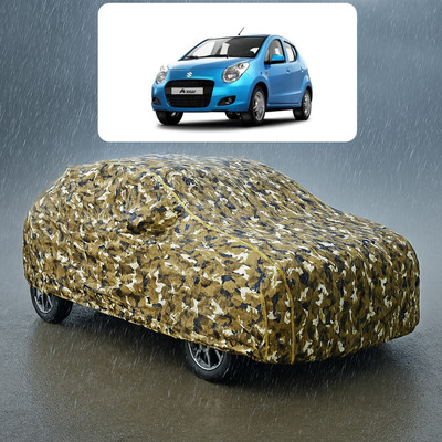 CODOKI Car Cover For Maruti A-Star (With Mirror Pockets)(Yellow)