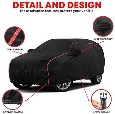 KAHRA Car Cover For Maruti Suzuki CelerioX AMT ZXI (With Mirror Pockets)(Black)