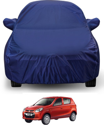 Auto Hub Car Cover For Maruti Suzuki Alto 800 (With Mirror Pockets)(Blue)