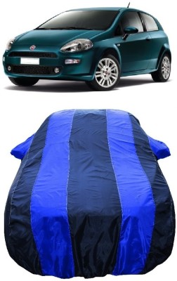 Wegather Car Cover For Fiat Punto Nsplit (With Mirror Pockets)(Blue)