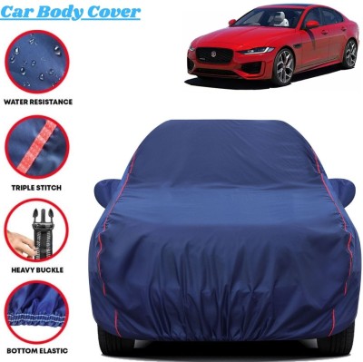 Grizzly Car Cover For Jaguar XE, XE Portfolio, XE Pure, XE S Diesel, XE S Petrol, XE SE Diesel, XE SE Petrol (With Mirror Pockets)(Blue, Red, For 2011, 2012, 2013, 2014, 2015, 2016, 2017, 2018, 2019, 2020, 2021, 2022, 2023, 2024 Models)