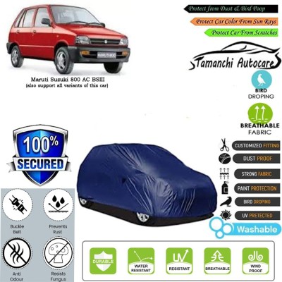 Tamanchi Autocare Car Cover For Maruti Suzuki 800 AC BSIII(Blue)