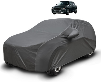 Auto Hub Car Cover For Maruti Swift (With Mirror Pockets)(Grey)
