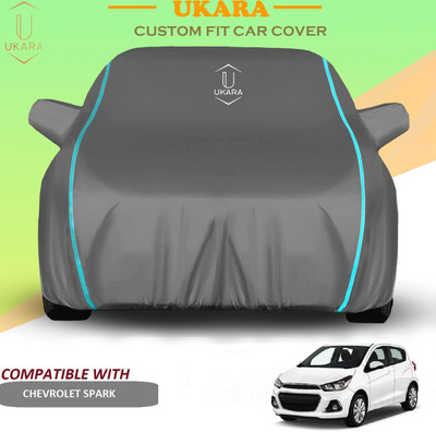 Ukara Car Cover For Chevrolet Spark (With Mirror Pockets)(Grey)