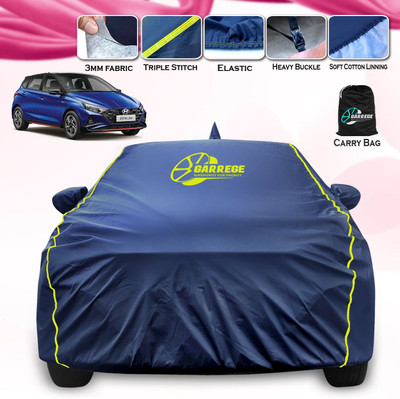 GARREGE Car Cover For Hyundai i20 Active (With Mirror Pockets)(Blue, For 2015, 2016, 2017, 2018, 2019, 2020 Models)