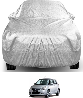 Auto Hub Car Cover For Maruti Suzuki Swift Dzire (With Mirror Pockets)(Silver)