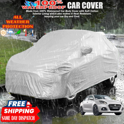 Tamanchi Autocare Car Cover For Maruti Suzuki Swift Dzire(Silver)