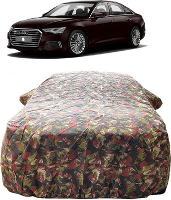 Wegather Car Cover For Audi A6 (With Mirror Pockets)(Red)