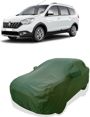 Tricway Car Cover For Renault Lodgy (With Mirror Pockets)(Green)