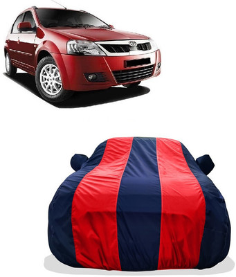 Tricway Car Cover For Mahindra E Verito D2 Electric (With Mirror Pockets)(Red)