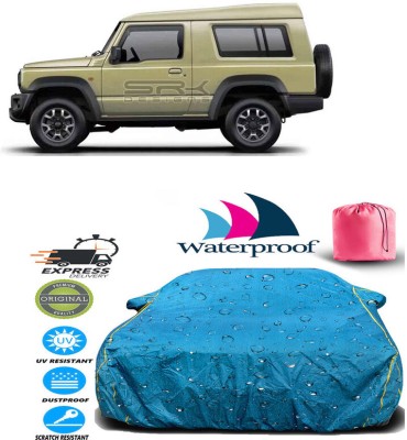 RWT Car Cover For Maruti Suzuki Gypsy King (With Mirror Pockets)(Blue)