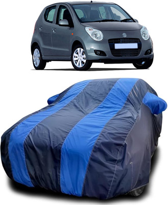 QLAX Car Cover For Maruti Suzuki A-Star LX (With Mirror Pockets)(Blue)
