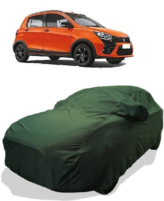 Coxtor Car Cover For Maruti Suzuki Celerio VXI AMT Optional Petrol (With Mirror Pockets)(Gold)