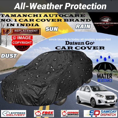 Tamanchi Autocare Car Cover For Datsun Go+(Black)