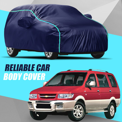 R Rayvin Star Car Cover For Chevrolet Tavera (With Mirror Pockets)(Multicolor)