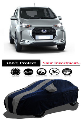 Amexride Car Cover For Datsun Redi GO T (With Mirror Pockets)(Grey)