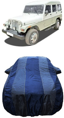 Wegather Car Cover For Mahindra Marshal (With Mirror Pockets)(Grey)
