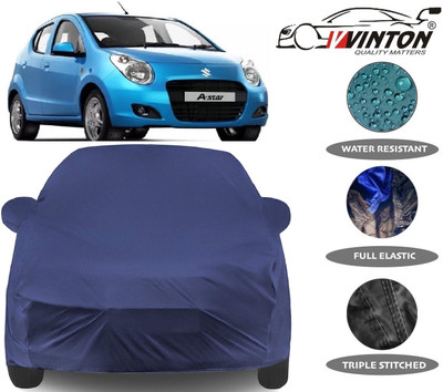 V VINTON Car Cover For Maruti Suzuki A-Star (With Mirror Pockets)(Blue)