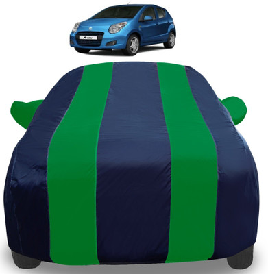 Auto Hub Car Cover For Maruti Suzuki A-Star (With Mirror Pockets)(Green)