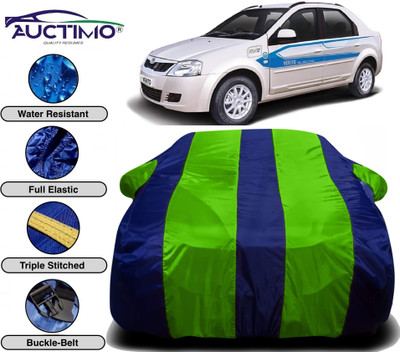AUCTIMO Car Cover For Mahindra e-Verito (With Mirror Pockets)(Multicolor)