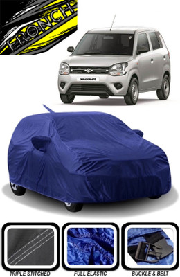 FRONCH Car Cover For Maruti Suzuki WagonR, Wagon R Stingray VXI Optional (With Mirror Pockets)(Blue)